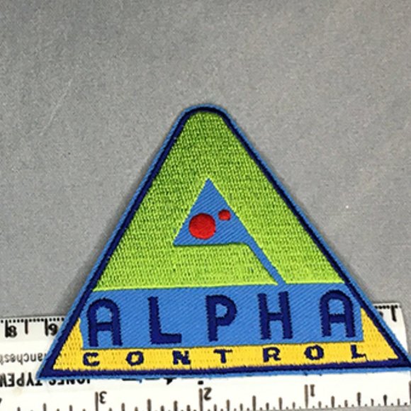 Vintage Embroidered patch of Alpha Control from Lost in Space TV show. - Picture 1 of 1
